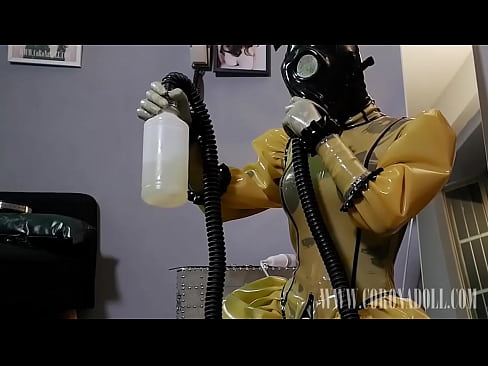 Punkin reccomend latex catsuit gasmask