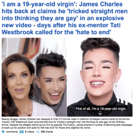 Pewdiepie doesnt like james charles